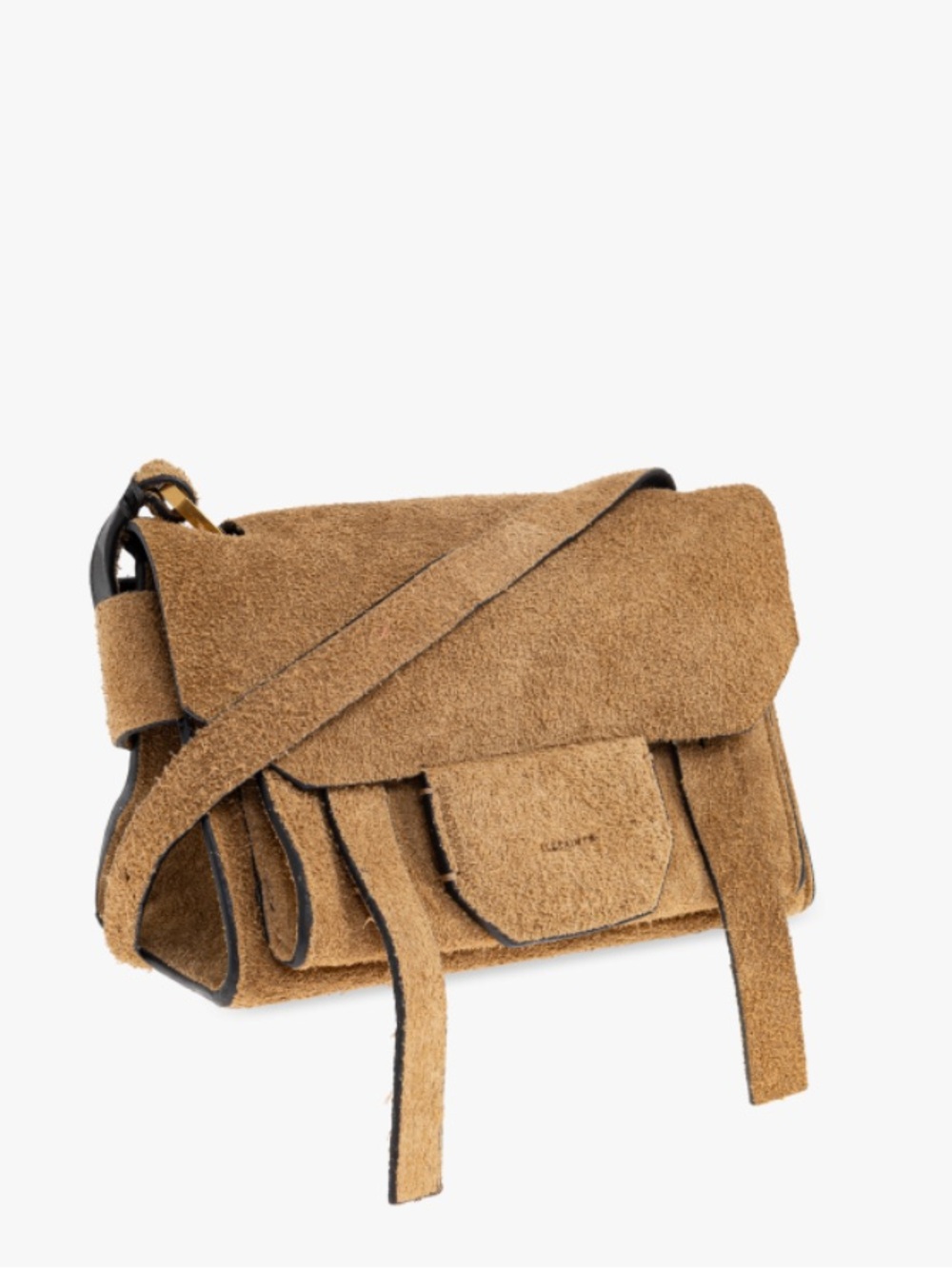 AllSaints Tan Suede 'Ursa' Shoulder Bag - Picture 7 of 10